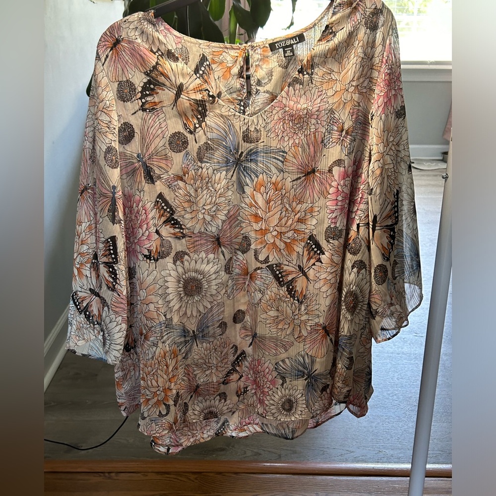 Multi color top 2x